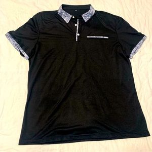 Paisley and B&W Shirt